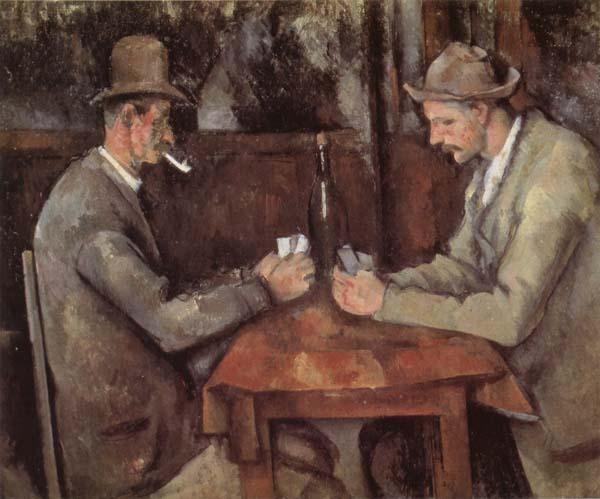 Paul Cezanne Les joueurs de cartes oil painting image